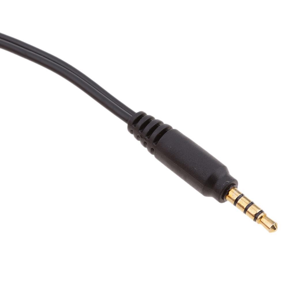 3x Stereo Audio Converter Cable Mic Audio Male to Female for PS4 Headset