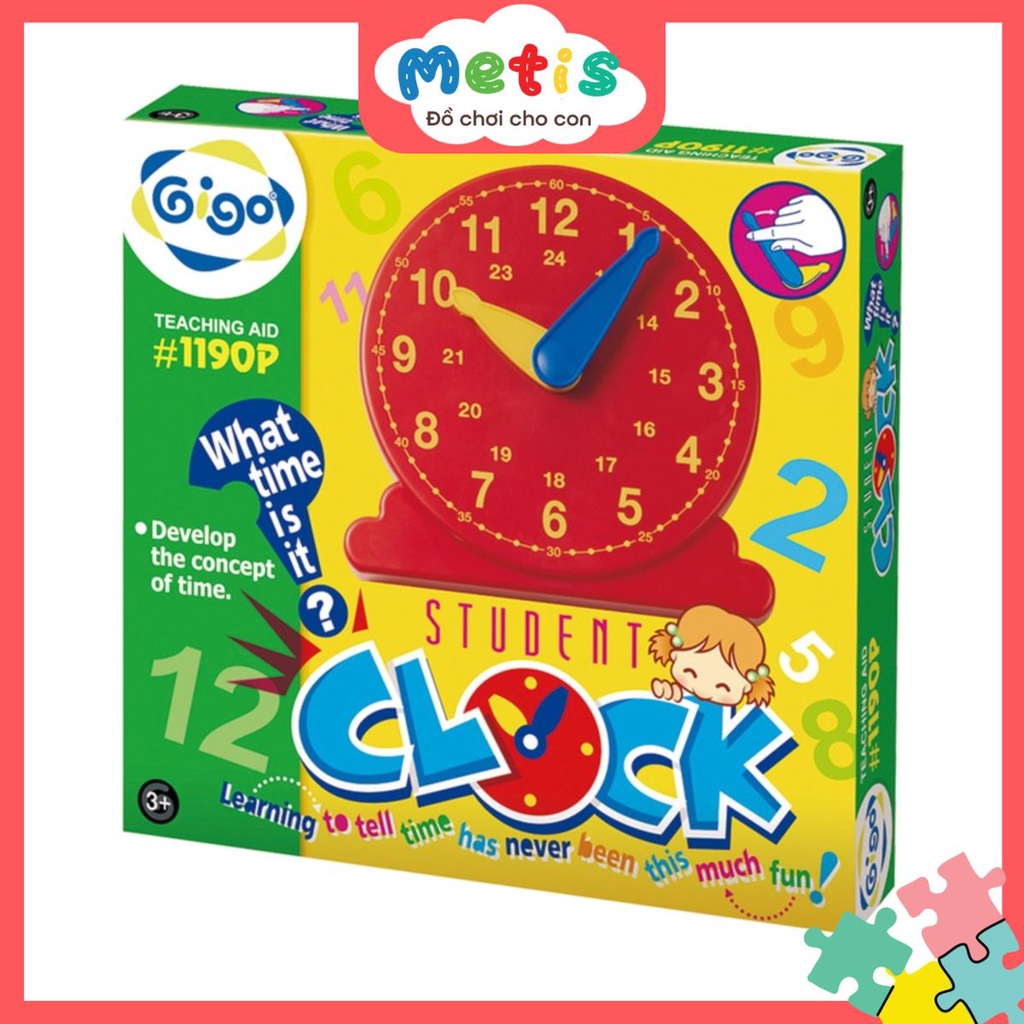 Đồ chơi Đồng hồ học sinh - Metis Đồ chơi cho con