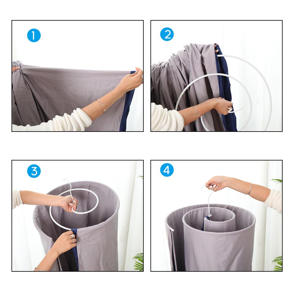 Móc treo đồ hình xoắn ốc bằng thép mangan cao khả năng chịu lực chịu lực tốt