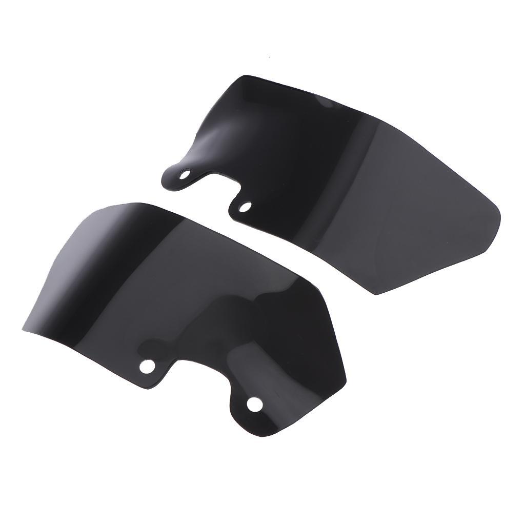 1 Pair Motorcycle Wind Deflectors Scratch Resistant for   Black