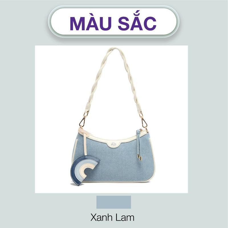 Túi Xách Nữ Kẹp Nách Chính Hãng MICOCAH Dáng Công Sở Thời Trang Chất Da Lộn Cao Cấp Phối Màu Vintage Sang Trọng MC141 - Tukado