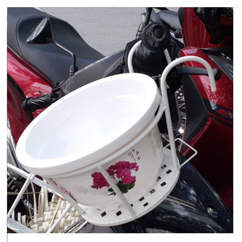 ComBo 3 GIỎ SẮT Treo Chậu Hoa Ban Công Hình Tròn - Màu Trắng + 3 Chậu Nhựa Trồng Hoa Cây Cảnh Bốn Mùa 250x170