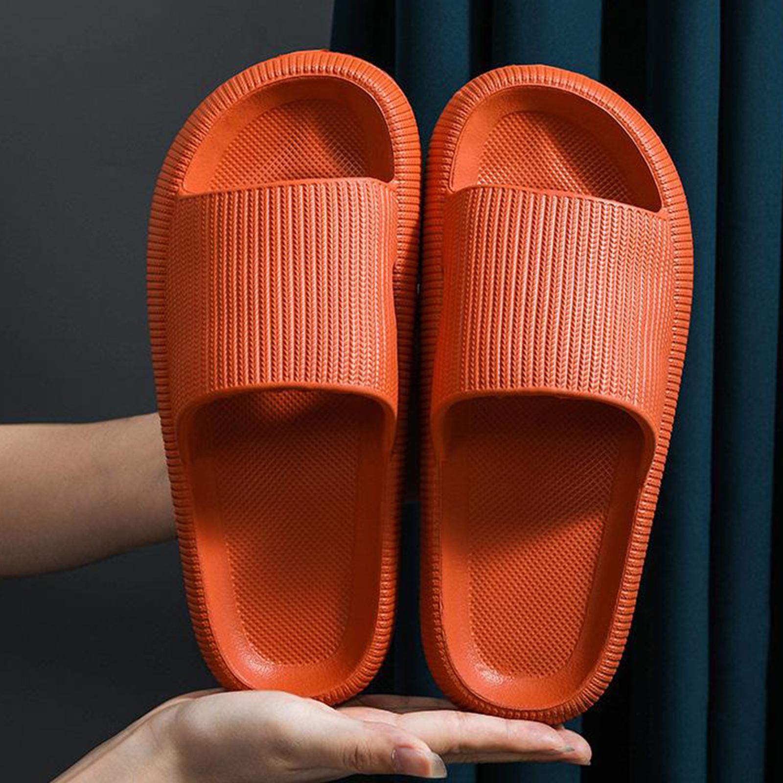 Super Soft Unisex Home Slippers Shoes Non-slip Open Toe House Shower Sandals