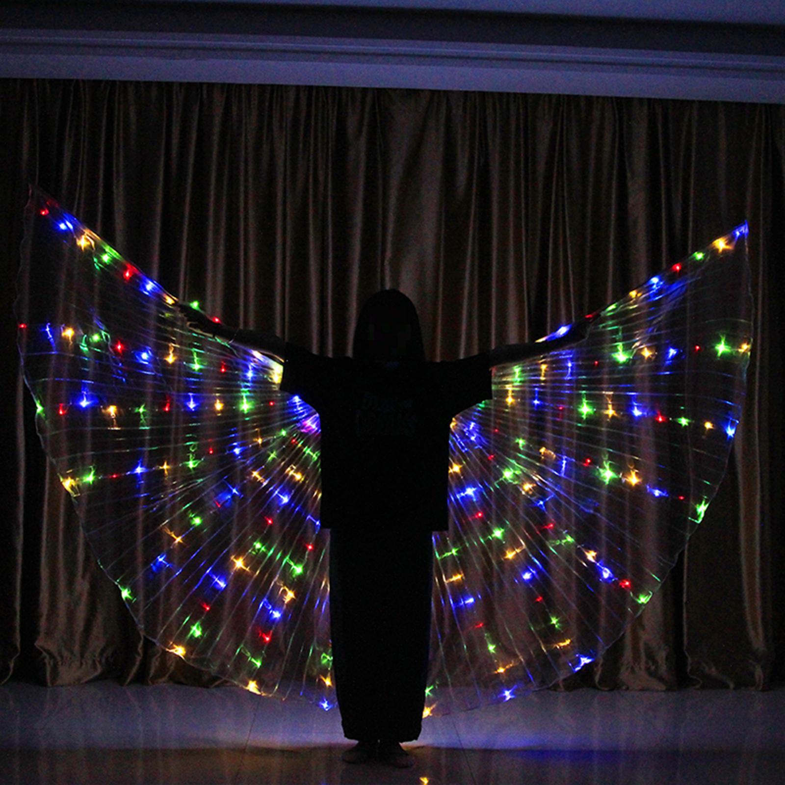 LED Belly Dance  with Telescopic Sticks Large for Carnival Adult Women