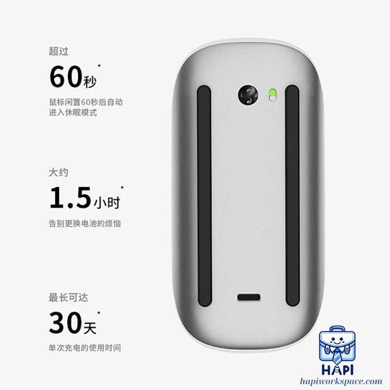 Chuột không dây Hàng chính hãng WiWU Wi-WM103: Thiết kế tối giản, đậm phong cách nhà &quot;Táo&quot;