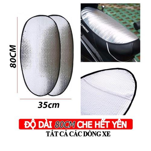 Miếng Che Chống Nóng, Che Bụi, Che Mưa Yên Xe Máy Loại Lớn Dài 80cm