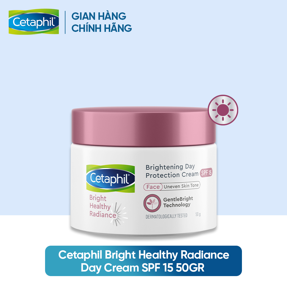 Kem dưỡng ẩm làm sáng da ban ngày Cetaphil Bright Healthy Radiance Day Protection Cream SPF15 50g