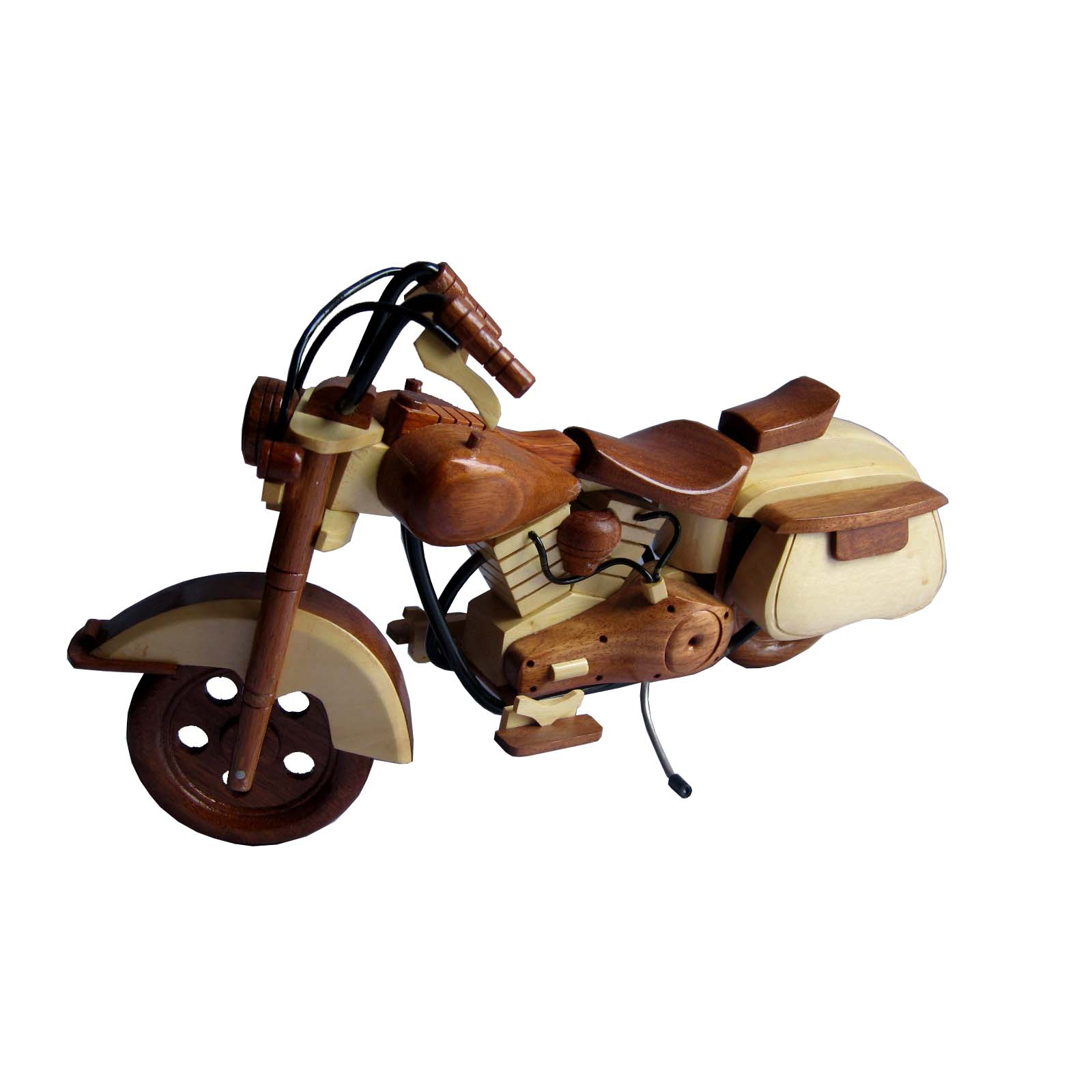 Mô hình xe motoley Davidson quà tặng mô hình, lắp ráp sẵn 1st FURNITURE bằng gỗ tự nhiên cao cấp