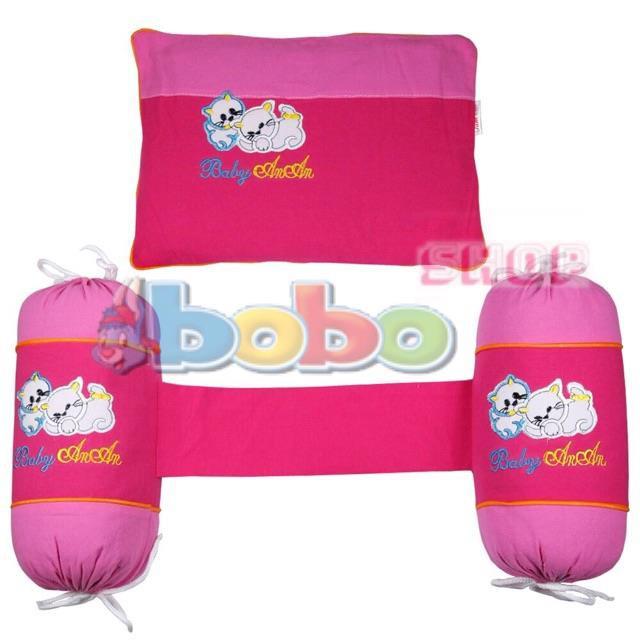 Bộ Gối Vỏ Đậu Xanh Tự Nhiên Cho Bé Sơ Sinh 30cm - Màu Ngẫu Nhiên