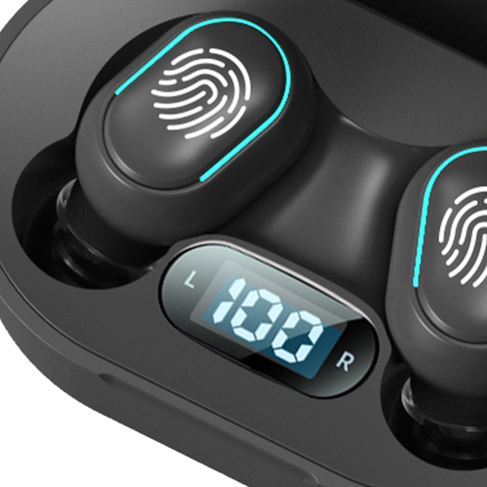 Wireless Bluetooth Earbuds 5.2, with Digital Display Charging Case Headset for Work