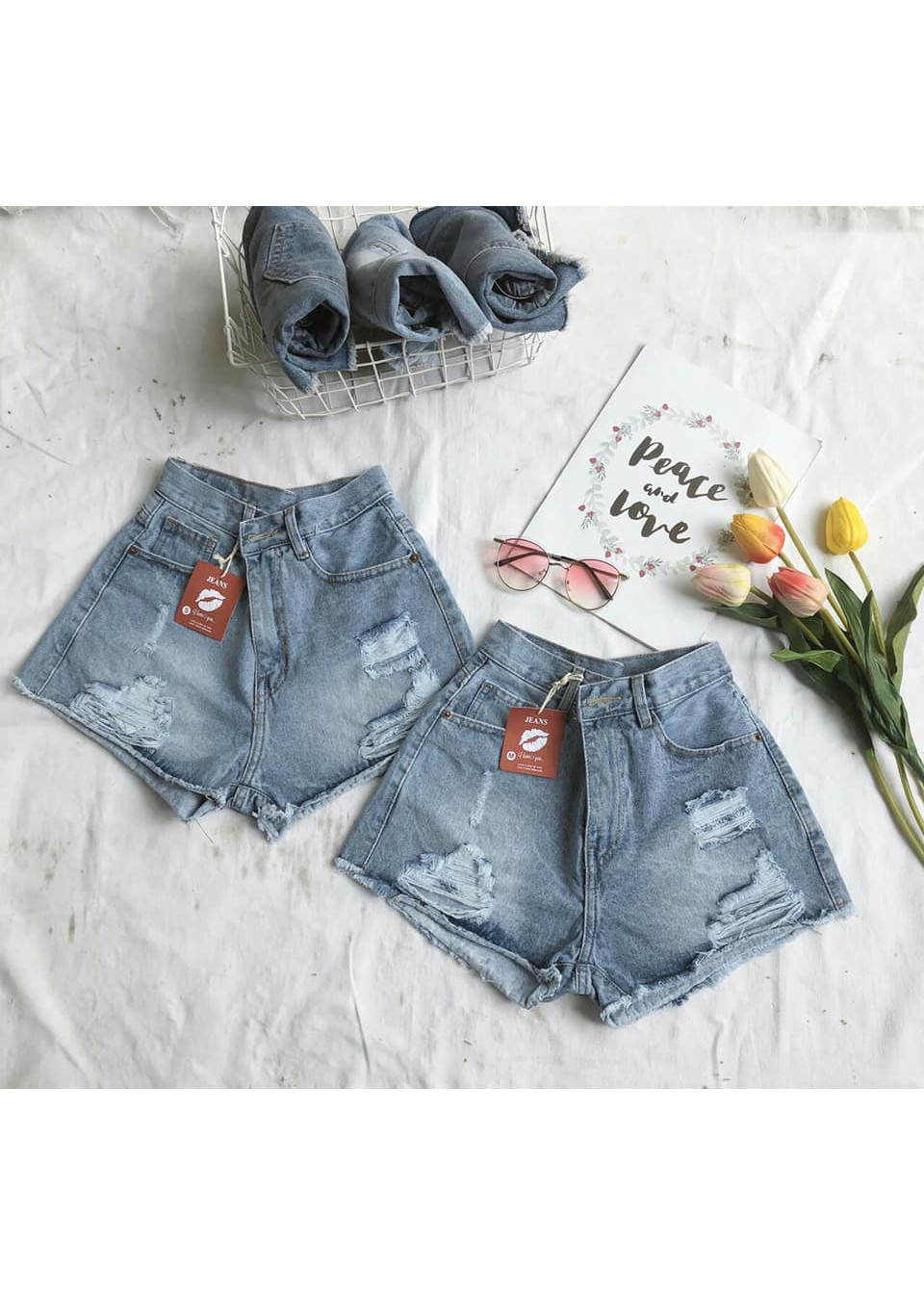QUẦN SHORT NỮ RÁCH - GV10282