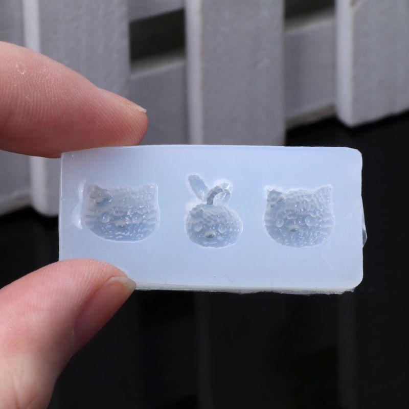 Bộ 6 Khuôn Silicone Tạo Hình Động Vật 3D Dùng Để Trang Trí Resin Handmade