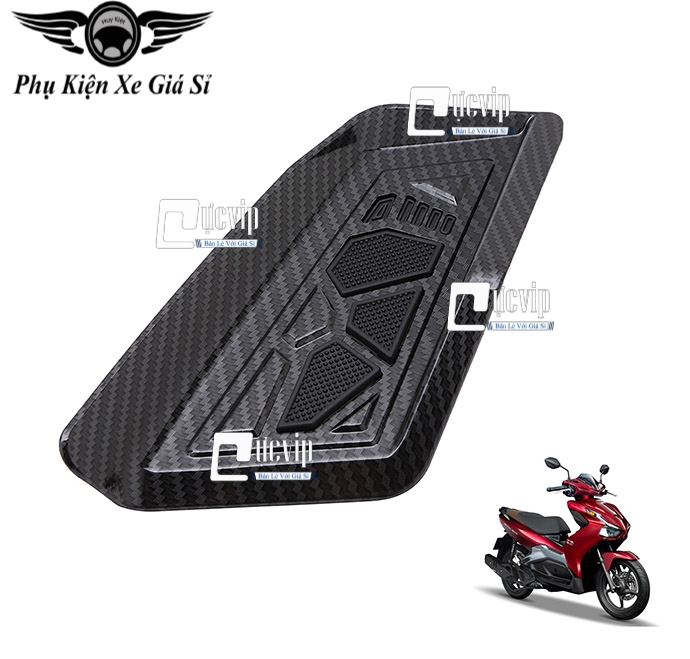 Ốp Gác Chân Em Bé Dành Cho AirBlade AB 2023 Đời Mới 160cc, 125cc, AirBlade 2020 - 2023 Xi Mạ Crom, Carbon, Đen Bóng