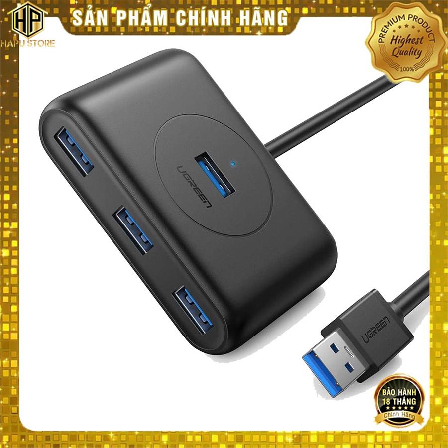 Bộ chia 4 cổng USB 3.0 Ugreen 20291 dài 1m chính hãng - Hàng Chính Hãng