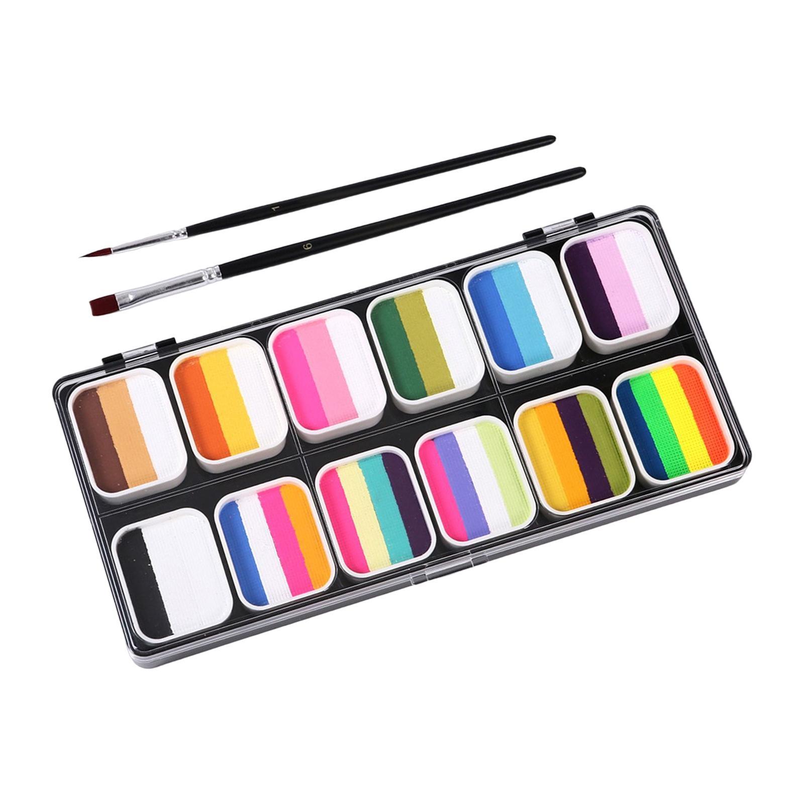Painting Palette Makeup Painting Brush Cosplay Halloween Face Body Paint Set