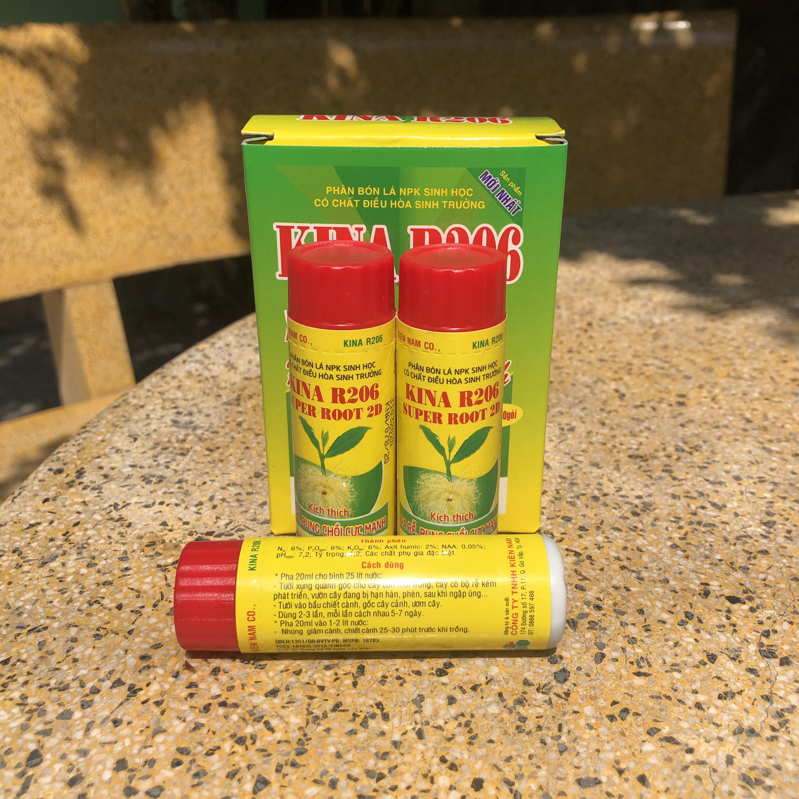 Phân bón lá sinh học KINA R206 -10ml
