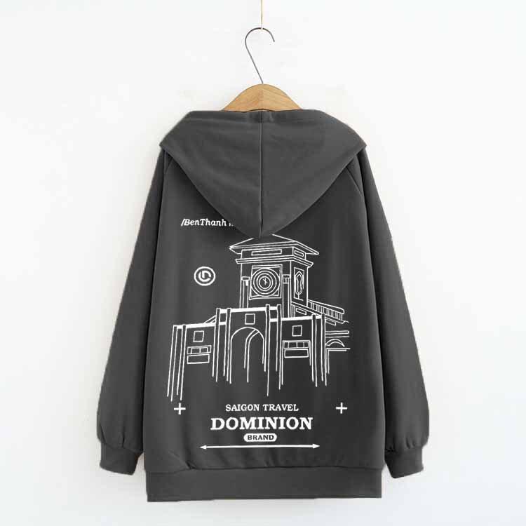 Áo Hoodie DOMINION Form Rộng Nam Nữ Unisex