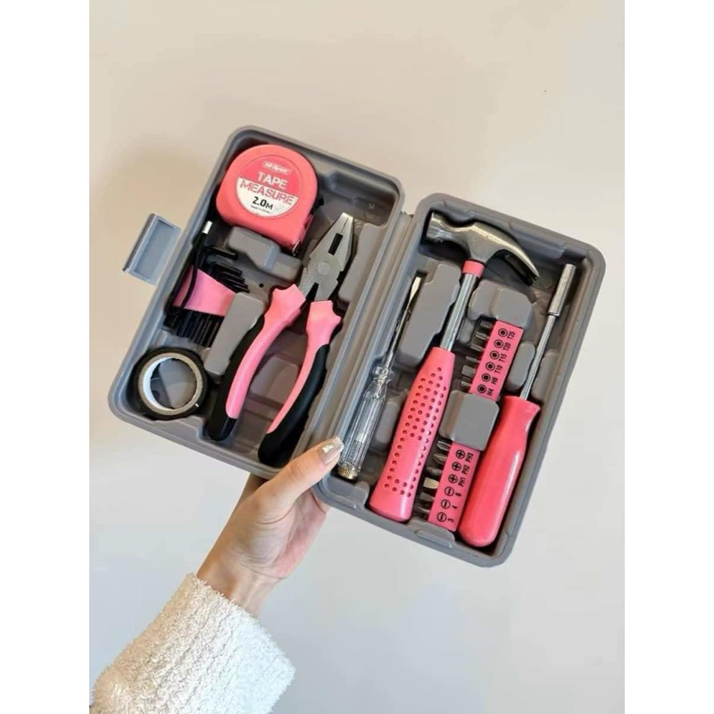 Bộ Dụng Cụ Tua Vít Kìm Búa 24 Món Sửa Chữa Cho Gia Đình, Set 24 Món Dụng Cụ Sửa Chữa Đồ Dùng Trong Gia Đình Giao Màu Ngẫu Nhiên