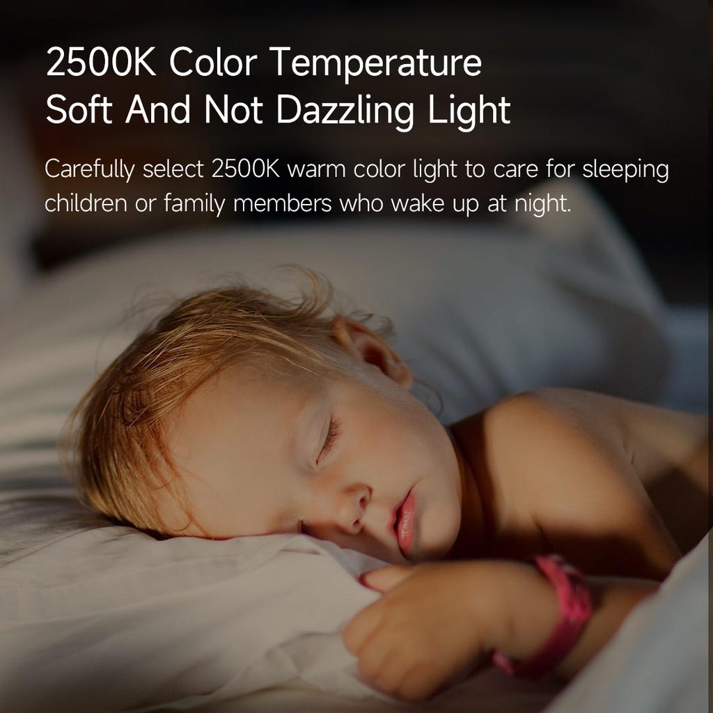 Đèn Ngủ Cảm Biến Ánh Sáng Yeelight Tiết Kiệm Năng Lượng Thích Hợp Cho Phòng Ngủ Bé