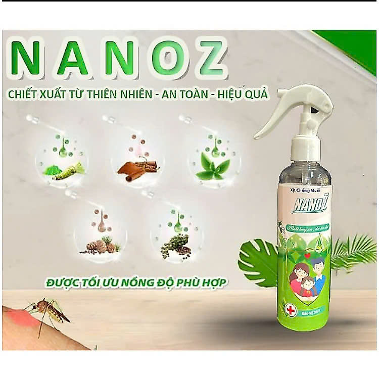 Xịt Tinh Dầu Đuổi Muỗi Sả Chanh Giúp Chống Muỗi, An Toàn Cho Bé - 250ml
