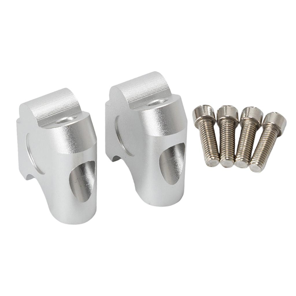 Motorcycle CNC Handlebar Riser Clamp 7/8\" Handlebars Clamp Easy Install
