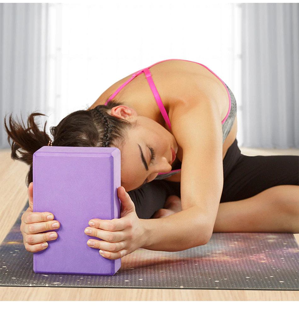 Bộ 2 Gối Yoga Tặng Kèm Dây Đai Cùng Màu