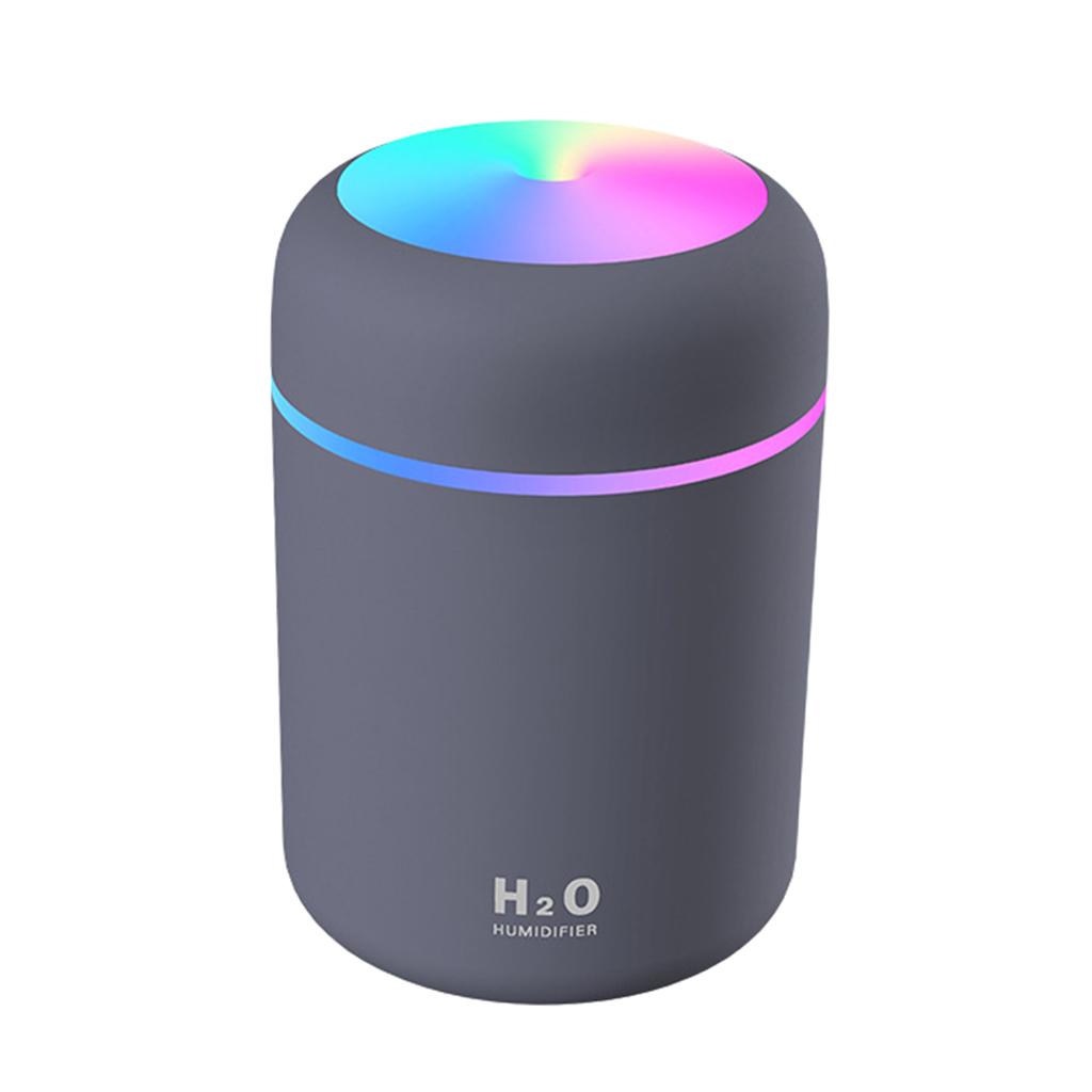 USB Essential Oil Diffuser Air Humidifier Gray + 10pcs Cotton Filter Sticks