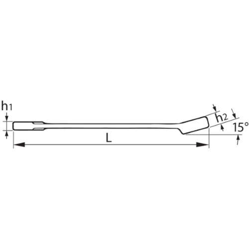 Cờ lê vòng miệng 11mm Holex 613950 11