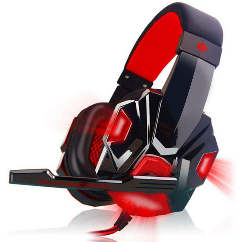 G2000 G9000 Tai Nghe Chơi Game Lớn Tai Nghe Có Đèn Mic Stereo Tai Nghe Bass Sâu Cho Máy Tính Máy Tính Game Thủ Laptop Mới X-BOX