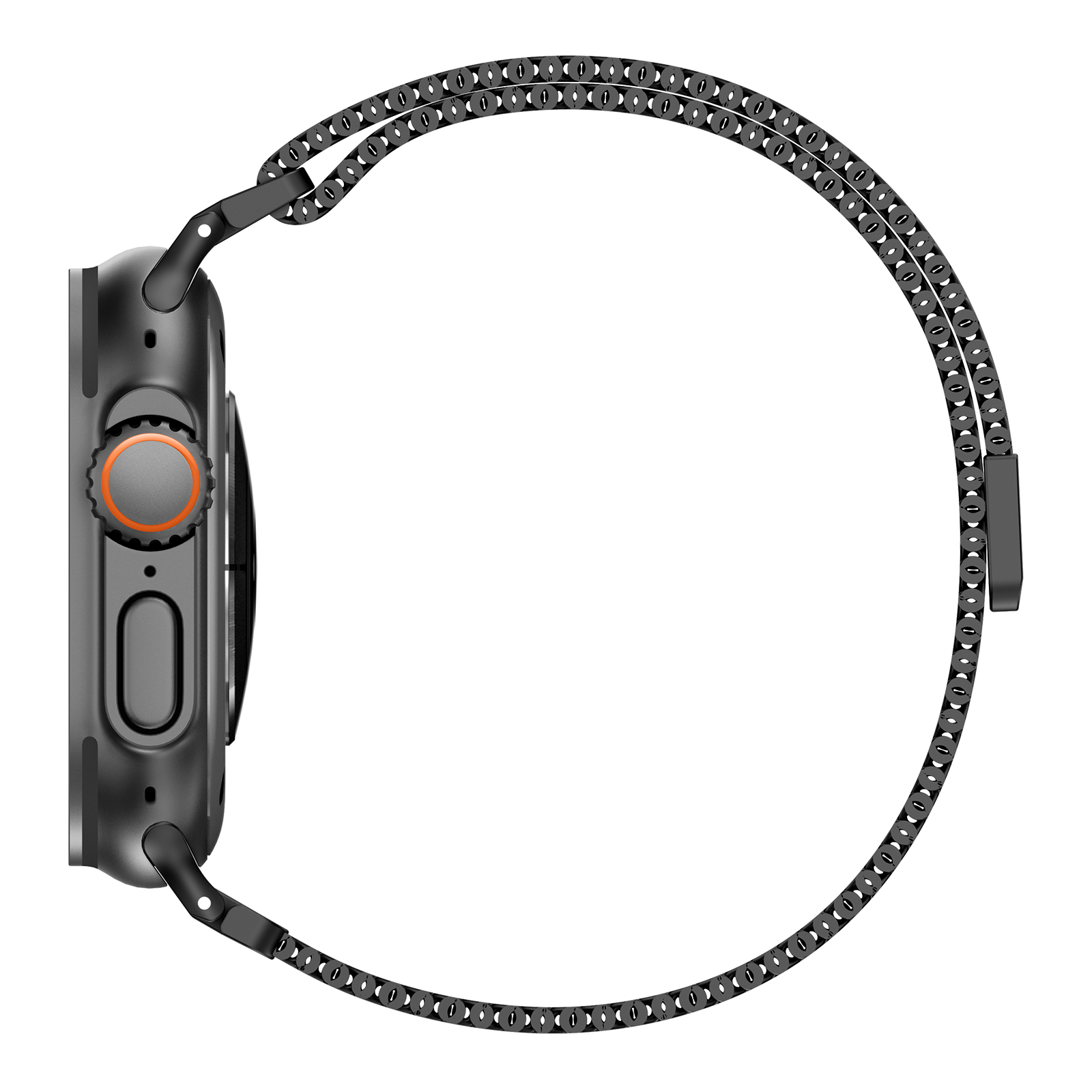Dây Thép Milan Từ Tính Phantom cho Apple Watch Series 4/5/6/7/8/9/SE3/10/11 & Apple Watch Ultra 1/2/3 Size 44/45/46/49mm - Hàng Chính Hãng