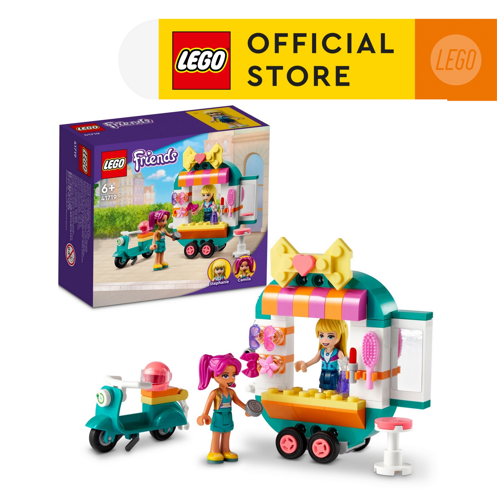 LEGO Friends 41719 Tiệm làm đẹp di động của Stephanie (94 chi tiết)