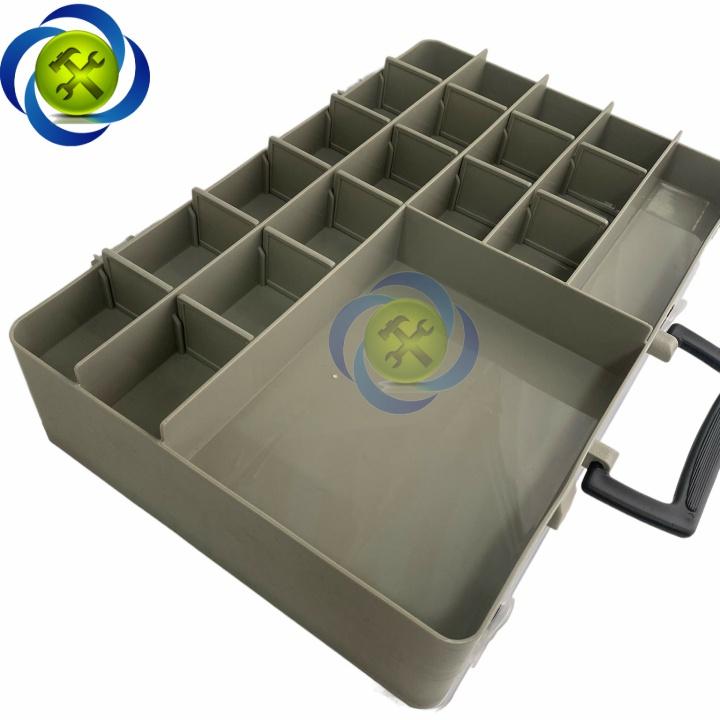 Thùng đựng ốc vít Buddy BK0011 S302 kích thước 36 x 23 x 10cm hai mặt có 44 ngăn