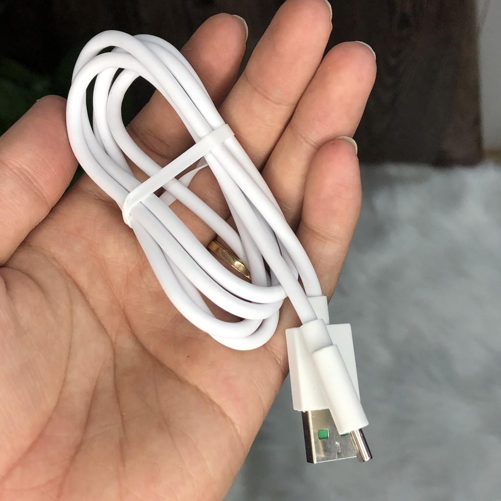 Cáp Sạc Nhanh USB Type-C cho Samsung S8/9, Note 8/9, Oppo Trắng Xanh