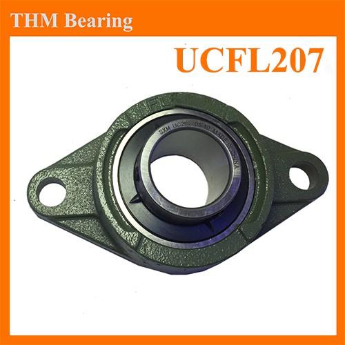 Gối đỡ vòng bi trục kích thước 35mm hình dạng UCFL207, gối đỡ trục ngang