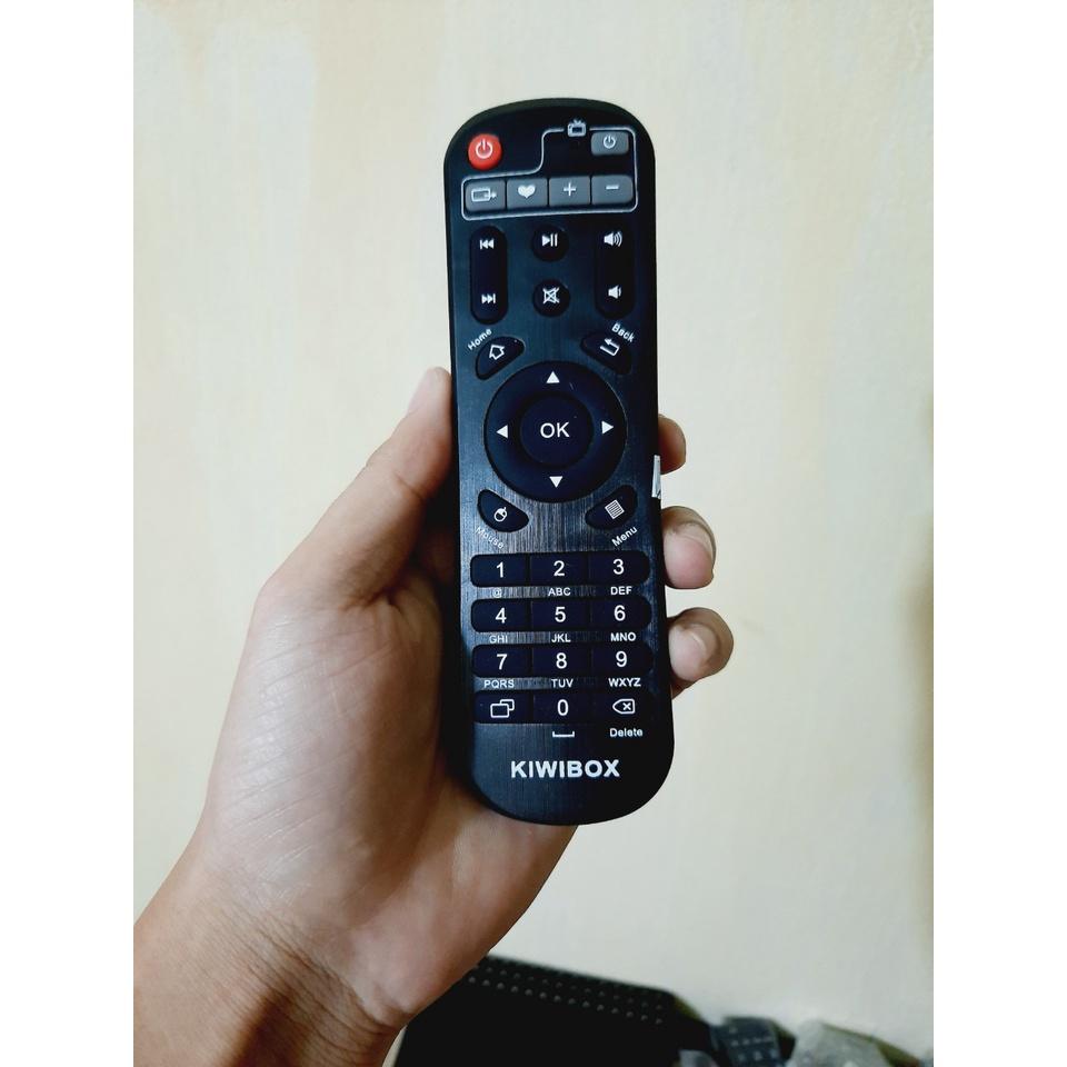 Remote Điều khiển đầu thu KIWIBOX model Kiwibox S1 New, Kiwibox S1 Plus, Kiwibox S1 Pro, Kiwibox S2 Pro, Kiwibox S3 Pro, Kiwibox S10 Pro, Kiwibox S6 Pro, Kiwibox V3 Pro- Hàng mới 100%.tặng kèm pin