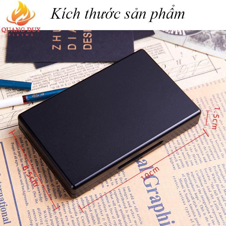 Hộp đựng thuốc 20 điếu/thẻ cứng vỏ nhôm nguyên chất nhỏ gọn đơn giản sang trọng HDTY13