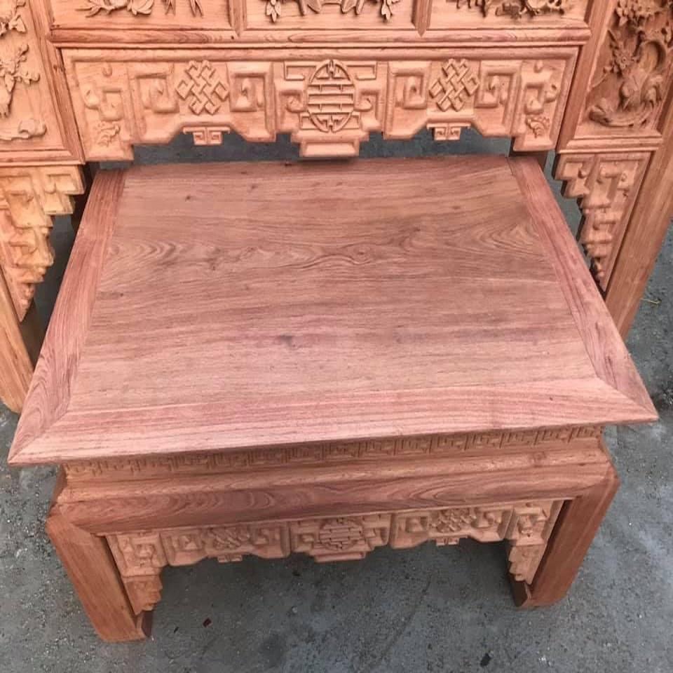 Án Gian Thờ Chân 12 Gỗ Hương Đá