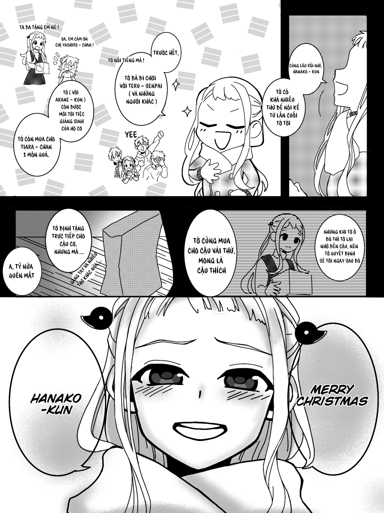 những mẫu truyện nhỏ của hanako do fan vẽ chapter 2 3