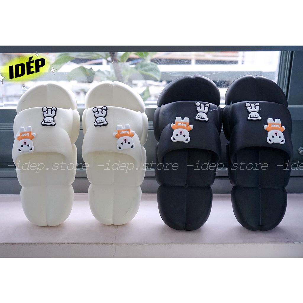 Dép sâu, Dép nữ quai ngang đế bánh mì đám mây cực êm dễ thương - iDÉP DL277