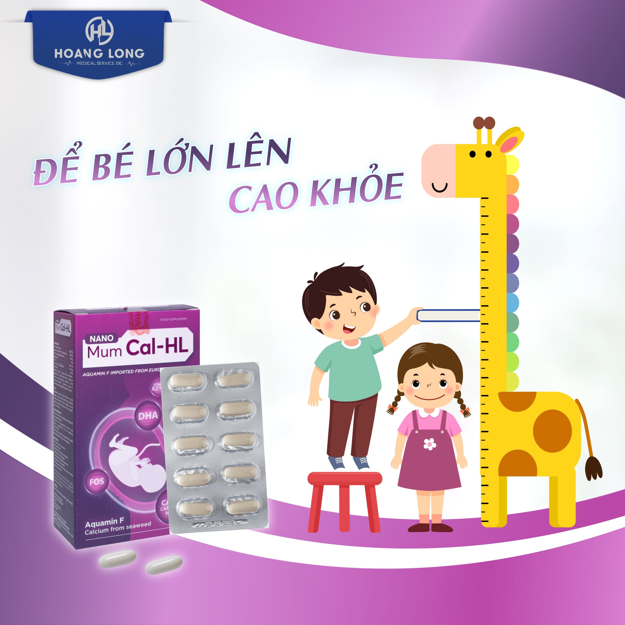 Viên Uống Bổ Sung Canxi Tảo Biển Hữu Cơ Cho Bà Bầu Hộp 30 Viên