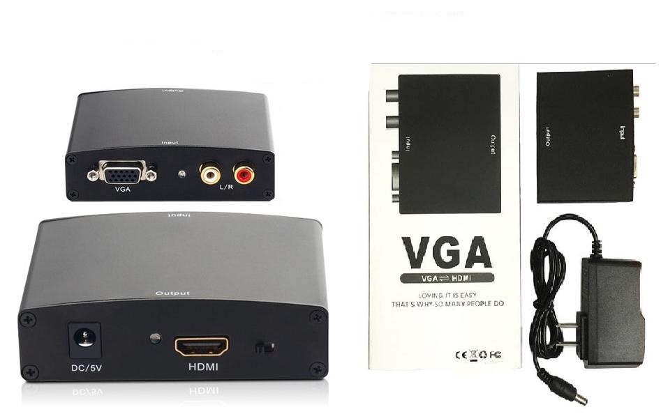 Thiết Bị Chuyển đổi  VGA ra HDMI HN ZQH cho phép bạn chia sẻ phim ảnh từ máy tính qua chiếc TV HD nhà bạn thông qua đường kết nối HDMI