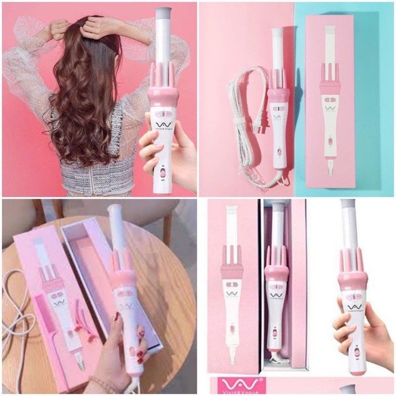 Máy Làm Tóc Uốn Xoăn Xoay Tự Động 360 VIVID & VOGUE