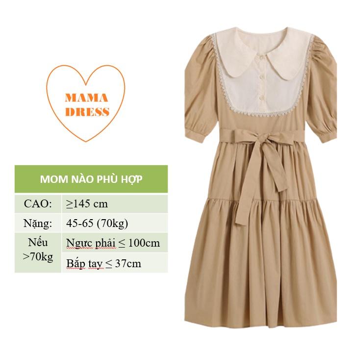 Váy bầu đen Đầm bầu thiết kế THỜI TRANG CÔNG SỞ đẹp giá rẻ DÁNG SUÔNG điều chỉnh bụng DÂY ĐAI sành điệu V54