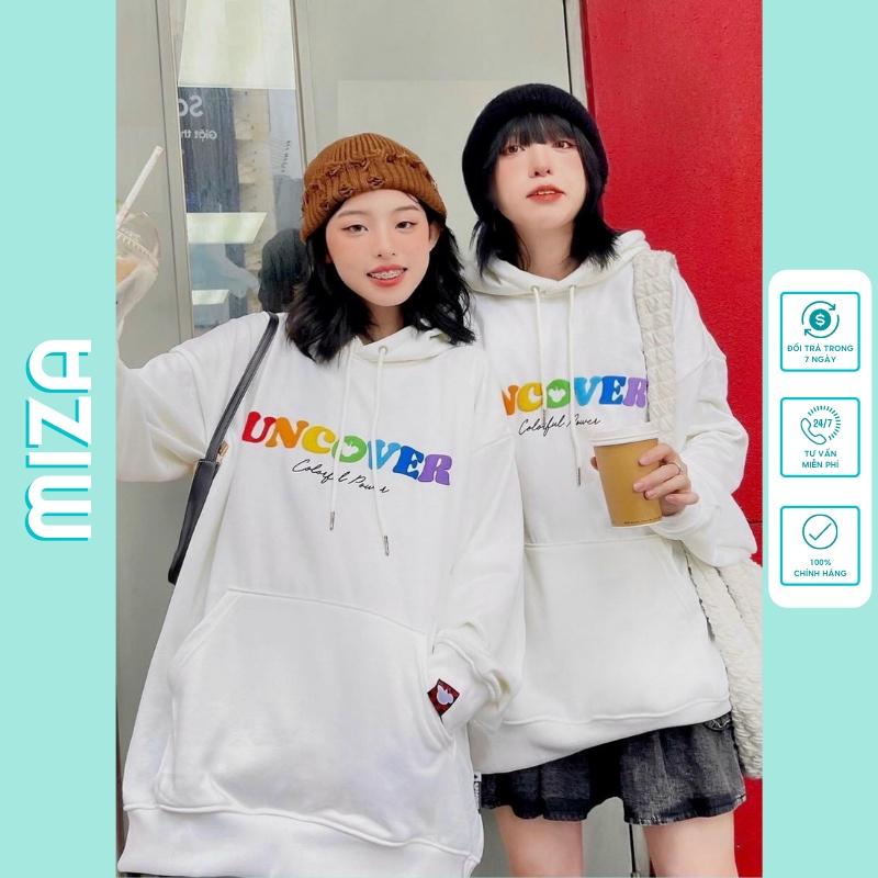 Áo khoác sweater nữ nam unisex form rộng đôi nỉ ngoại local brand đẹp cặp đôi ulzzang hàn quốc oversize dày mịn UNCOVER