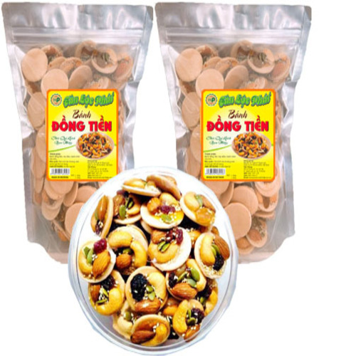 BÁNH ĐIỀU MIX HẠT DINH DƯỠNG TÂN LỘC PHÁT COMBO 1KG - MỖI BỊCH 500G