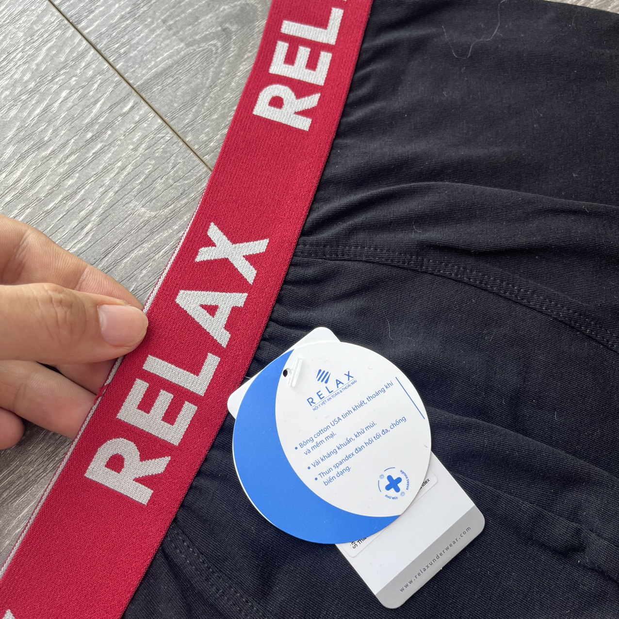 quần lót nam relax underwear cotton cao cấp chính hãng , quần sịp đùi nam rltk19