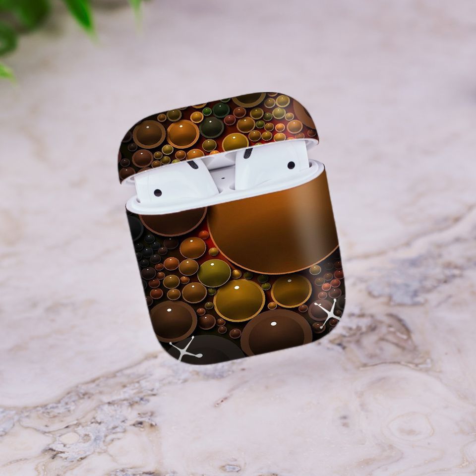 Miếng dán skin chống bẩn cho tai nghe AirPods in hình Họa tiết - HTx079 (bản không dây 1 và 2)