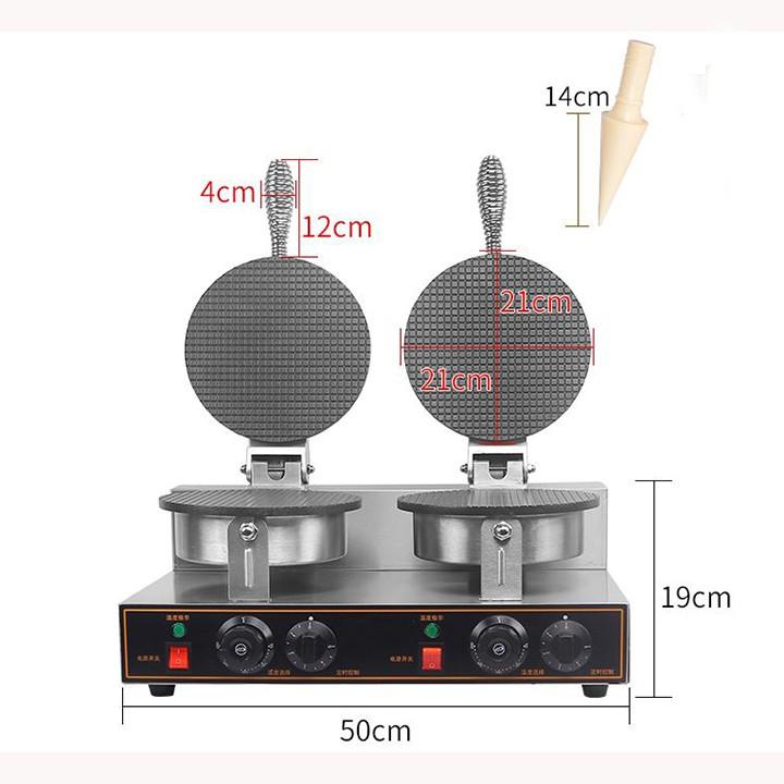 Máy điện làm bánh ốc quế đôi - ZH-A3