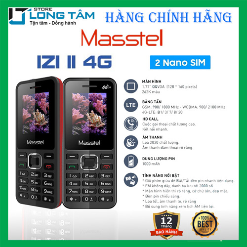 Điện thoại Masstel Izi 15 - Hàng chính hãng - NEW