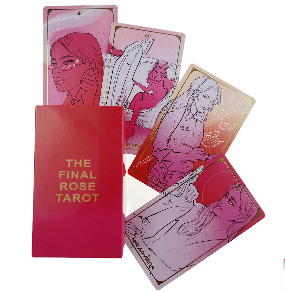 [Size Gốc] Bộ Bài Final Rose Tarot 78 Lá Bài 7x12 Cm Đá Thanh Tẩy